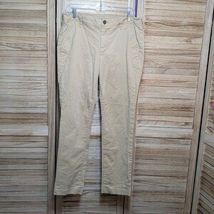 AERO Chino Pants Skinny Beige Casual Size 32/30